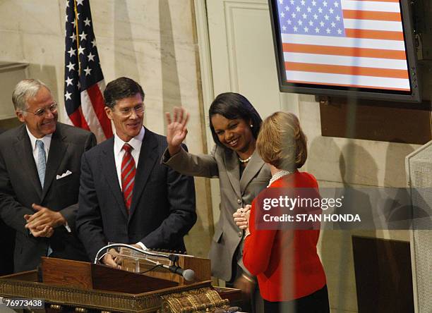 Condoleezza Rice Wave 88 Catherine R Kinney Stock Photos, High-Res Pictures, and Images ...