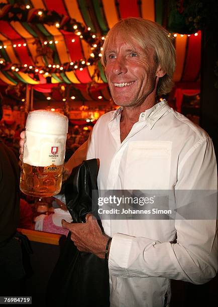 Carlo Thraenhardt attends the Boris Becker Oktoberfest Golf Trophy in the Hippodrom beer tent during the Oktoberfest beer festival on September 24,...