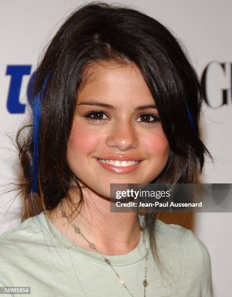 Actress Selena Gomez arrives at the Teen Vogue young Hollywood party held at Vibiana on September 20, 2007 in Los Angeles, California.