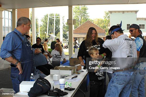 Guest attend The 2nd Annual Lightnin Run on September 22, 2007 in Grafton, Ohio. The lightnin run is a tour that benefits terminal cancer research.