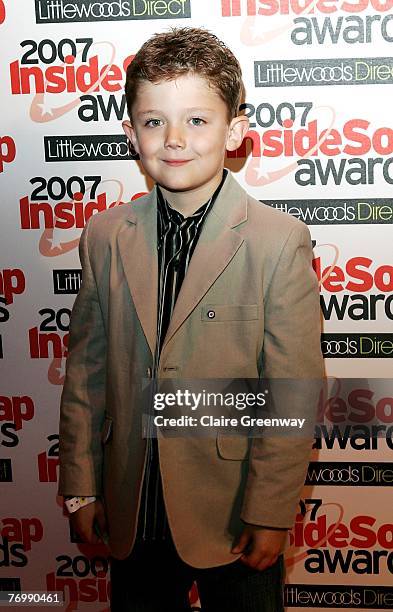 Actor Ellis Hollins attends the Inside Soap Awards 2007 at Gilgamesh, Camden September 24, 2007 in London, England.