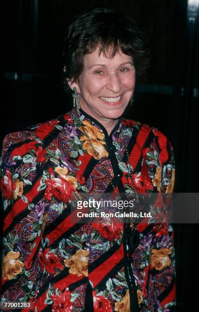 Actress Alice Ghostley attending Eighth Annual Genesis Awards Gala on March 12, 1994 at the Century Plaza Hotel in Century City, California.