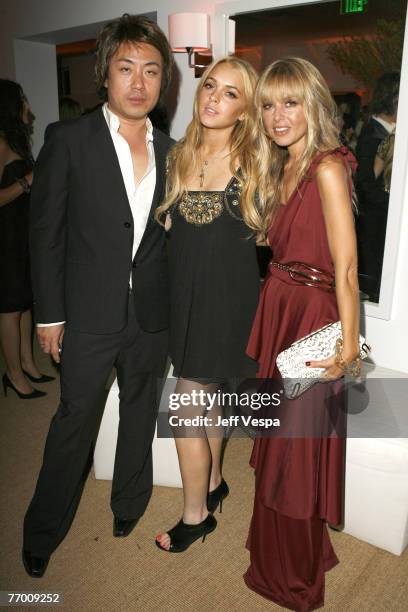 Byron Williams, Lindsay Lohan and Rachel Zoe