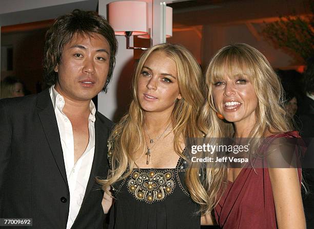 Byron Williams, Lindsay Lohan and Rachel Zoe