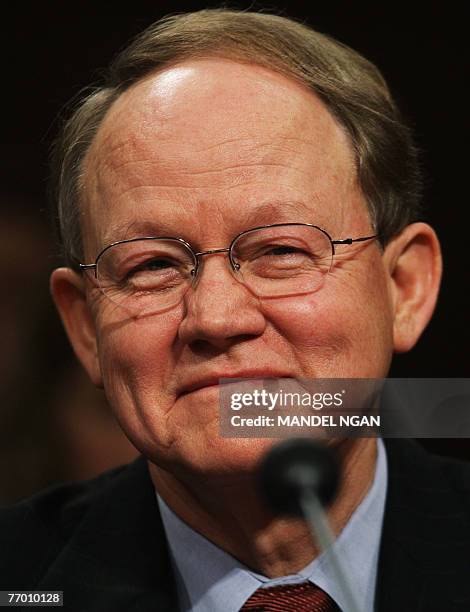 Director of National Intelligence Michael McConnell testifies before the Senate Judiciary Committee on Foreign Intelligence Surveillance Act...