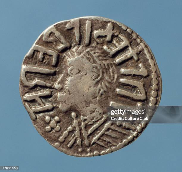Penny of Aethelberht Anglo-Saxon King of East Anglia.