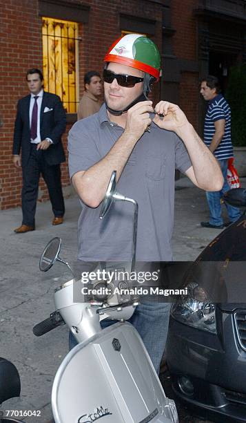 Nextel Cup Cup champion Jimmie Johnson is seen on September 25, 2007 in New York City. Johnson and his wife had lunch at Bilboquet on the Upper East...