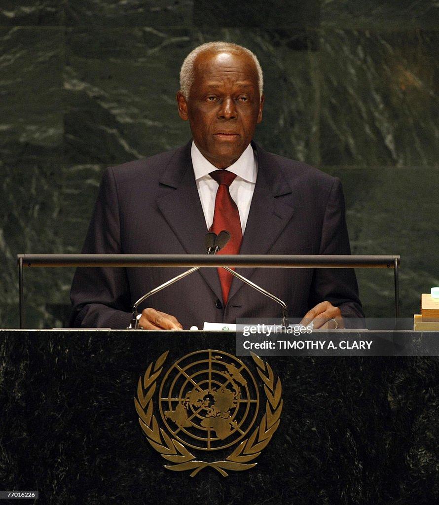 Jos? Eduardo dos Santos, President of th