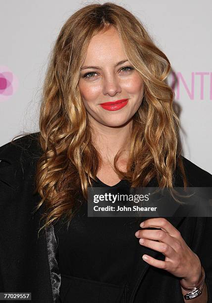 Actress Bijou Phillips arrives at the opening of the Intermix store on Robertson Boulevard on September 25, 2007 in Los Angeles, California.