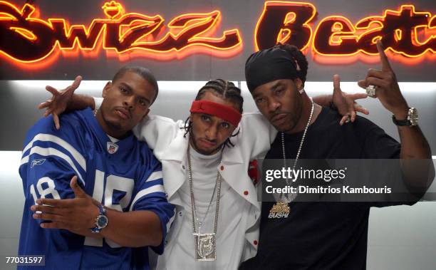 Director Benny Boom, Swizz Beatz and Busta Rhymes