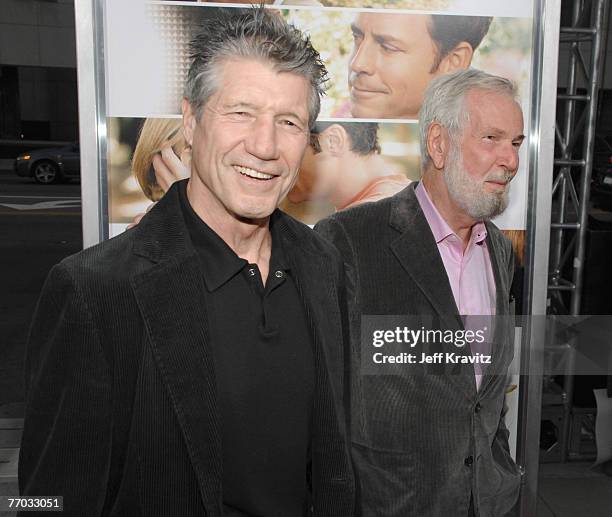 Fred Ward and director Robert Benton arrive at the "Feast of Love" premiere at The Academy of Motion Picture Arts and Sciences on September 25, 2007...