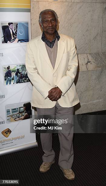 Albert Moses arrives Best Of British Comedy Lunch 2007 at the British Academy of Film and Television Arts on September 26, 2007 in London, England.