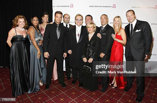 Co-President of Chopard and Enduring Vision Honoree, Caroline Gruosi-Scheufele , Rebecca Jones, Catherine Bove-Muller, Model Kostas Sommer, Alejandro...