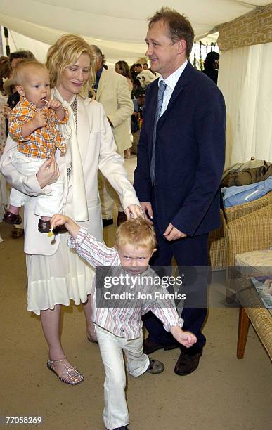 Cate Blanchett with her husband Andrew Upton and her sons Roman and Dashiell