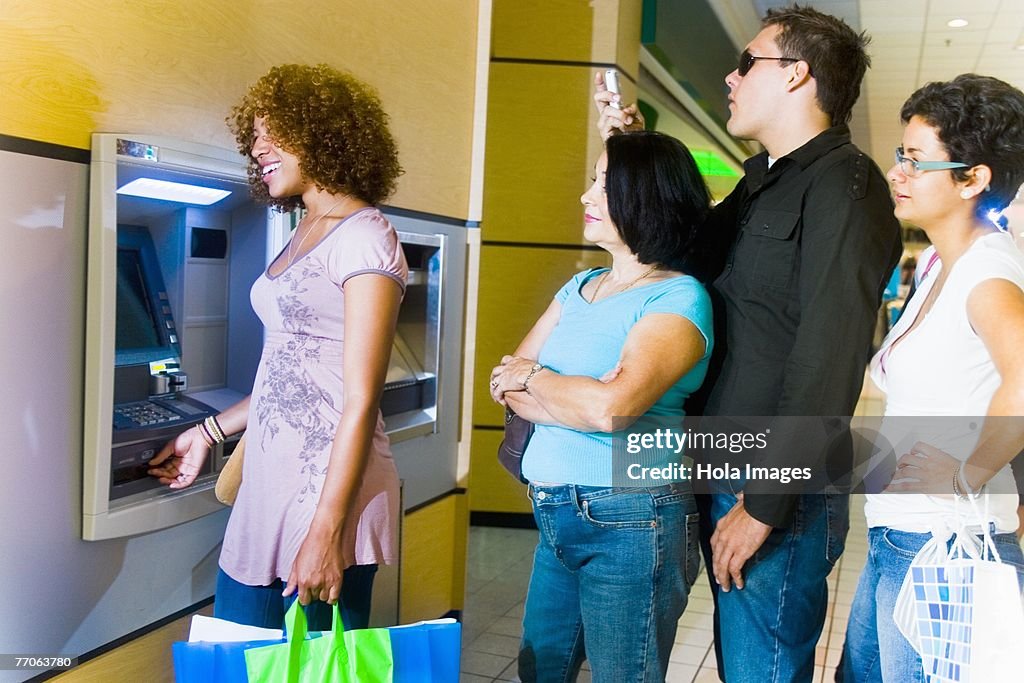 Impatient In Line Impatient People In Line