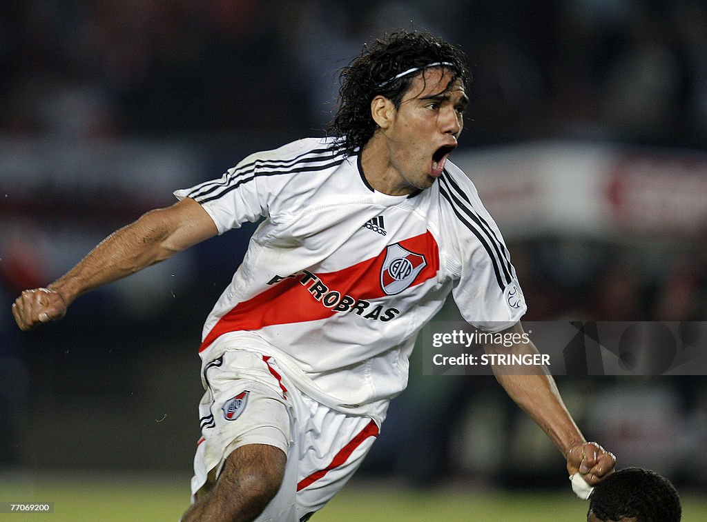 Argentina's River Plate forward Radamel