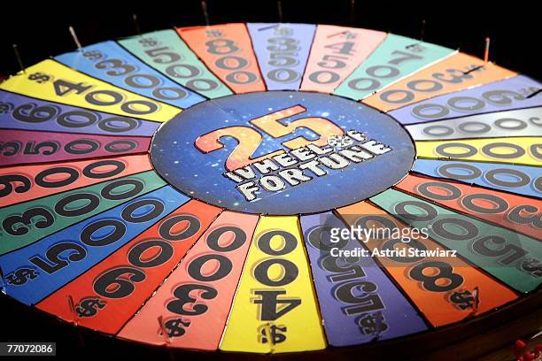 The TV game show "Wheel Of Fortune" celebrates its 25th anniversary at Radio City Music Hall on September 27, 2007 in New York City.