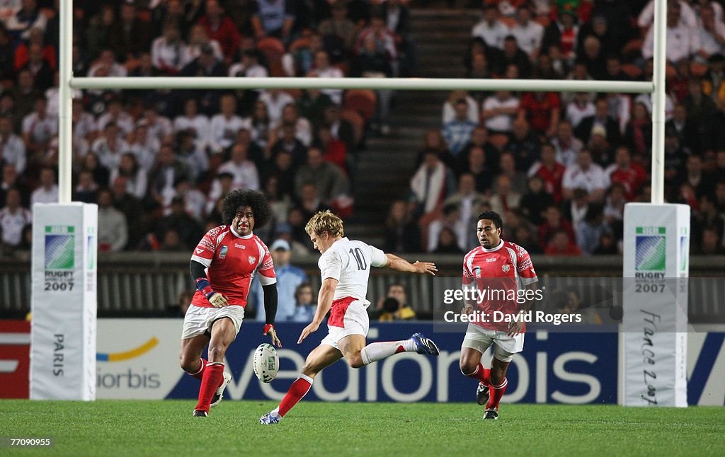 England v Tonga - IRB RWC 2007 Match Thirty Three