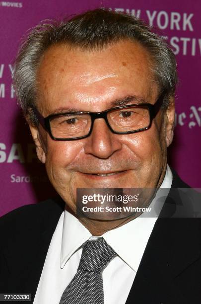 Director Milos Forman attends the New York Film Festival premiere of "The Darjeeling Limited" at Avery Fisher Hall on September 28, 2007 in New York...