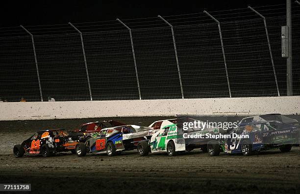 General view of the action during the Lone Star Nationals Dirt Track races on September 29, 2007 at the Texas Motor Speedway in Fort Worth, Texas.