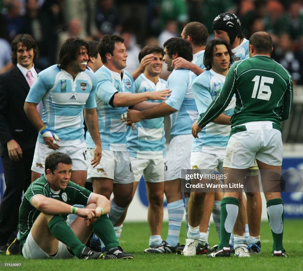 Ireland v Argentina - IRB RWC 2007 Match Thirty Nine