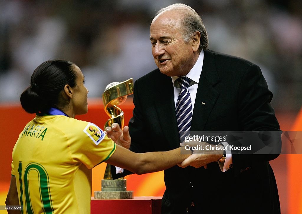 Brazil v Germany - Women's World Cup 2007 Final