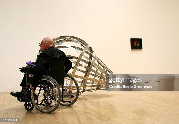 'For Those Who Have Eyes' and 'A Small Thing But My Own' by 1987 and 1985 Turner Prize winners Richard Deacon and Howard Hodgkin respectively are...