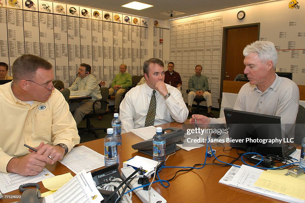 NFL Draft - Green Bay Packers War Room - April 29, 2006