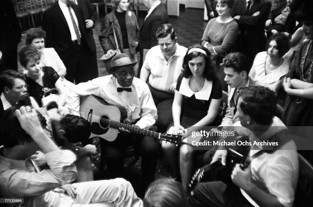 Mississippi John Hurt Jams With Doc Watson At The New York Folk Festival