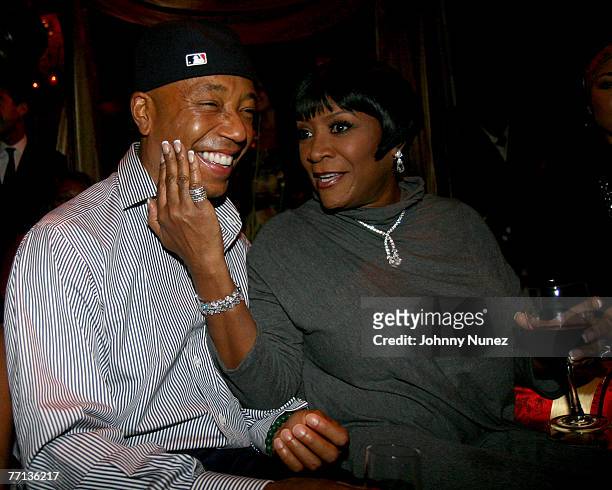 Russell Simmons and Patty LaBelle attends Kimora Lee Simmons Hosts "50 & Fabulous" Surprise Birthday Party for Russell Simmons on September 30, 2007...