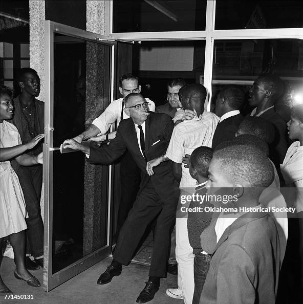 A White Man Bars African-Americans From Restaurant A White Man Bars African-Americans From Restaurant