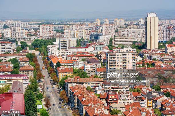 cityscape, sofia, bulgaria - sofia stock pictures, royalty-free photos & images