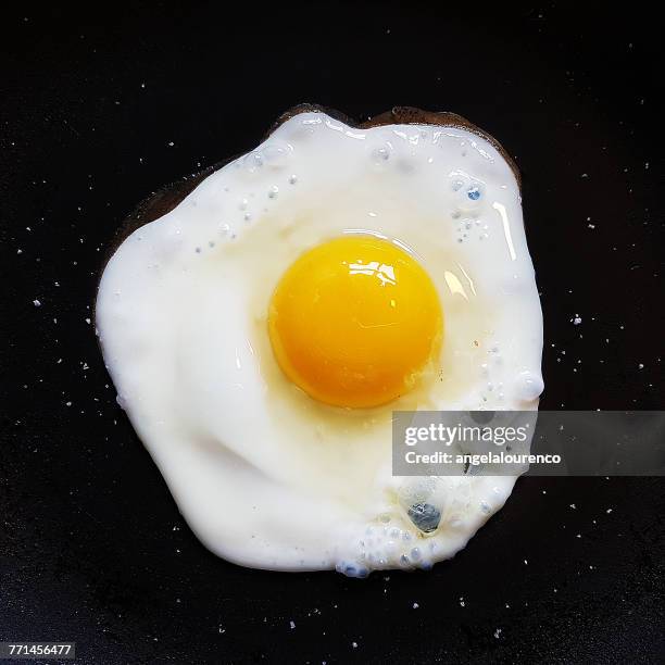 close-up of a fried egg - stekt ägg bildbanksfoton och bilder