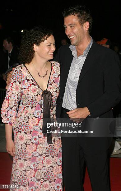 Clive Owen and wife Sarah-Jane Fenton