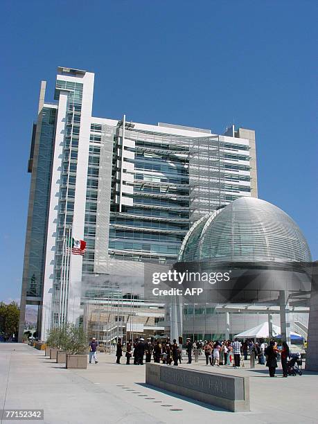 Silicon Valley's capital city San Jose, California is undergoing an urban development revolution as seen in this photo of the San Jose City Hall...