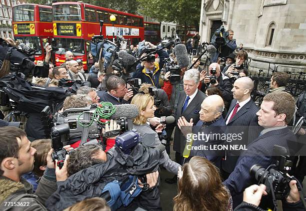 Mohamed Al Fayed leaves London's High Court, 02 October 2007, as the formal inquest into the deaths of Princess Diana and Dodi Al Fayed gets...