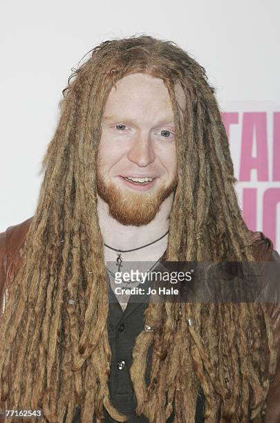 Newton Fogner arrives at the BT Digital Music Awards at the Roundhouse on October 2, 2007 in London, England