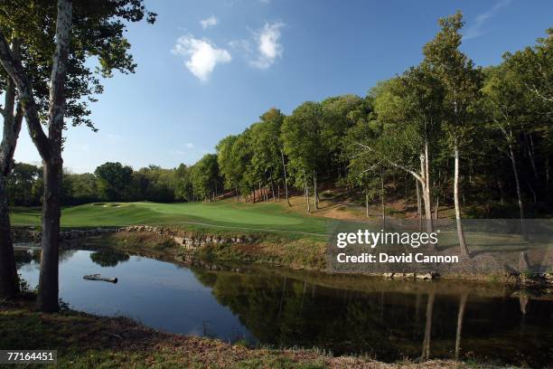 The par 4 6th hole at Valhalla Golf Club, venue for the 2008 Ryder Cup Matches, on October 2, 2007 in Louisville, Kentucky.