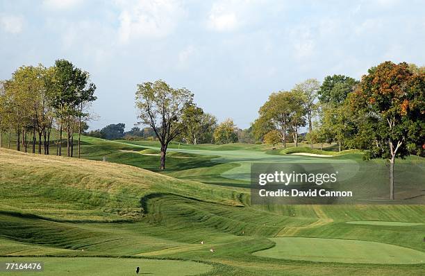 The par 4 17th hole at Valhalla Golf Club, venue for the 2008 Ryder Cup Matches, on October 2, 2007 in Louisville, Kentucky.