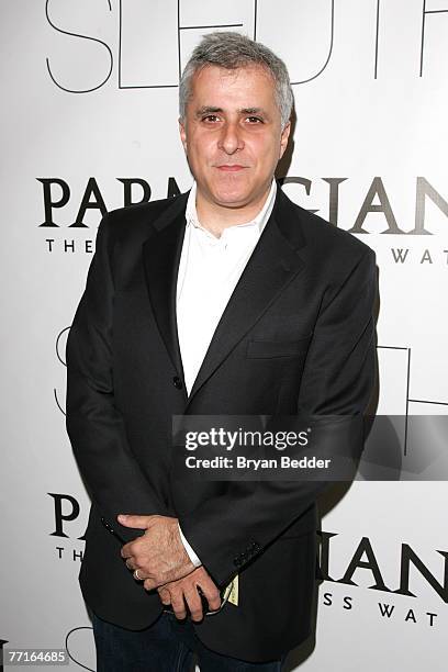 Producer Simon Halfon attends Sony Pictures Classics' Premiere Of "Sleuth" at the Paris Theatre on October 2, 2007 in New York City.