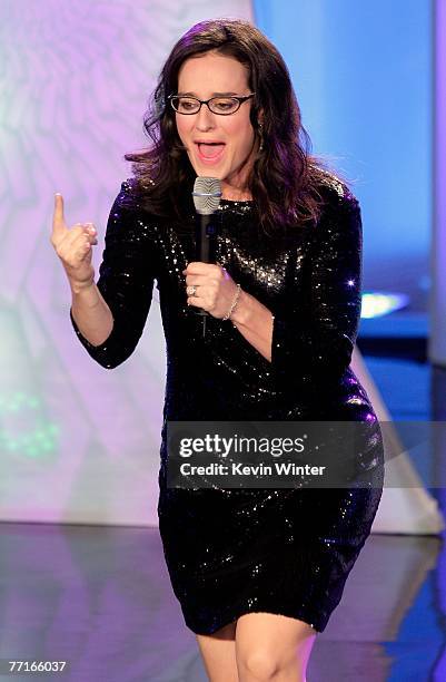 Host Kennedy onstage during the 2007 Fox Reality Channel Really Awards held at Boulevard 3 on October 2, 2007 in Hollywood, California.