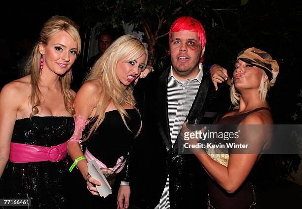 Personalities Kristia Krueger, Brandi C., Perez Hilton, and Heather Chadwell arrive at the 2007 Fox Reality Channel Really Awards held at Boulevard 3...