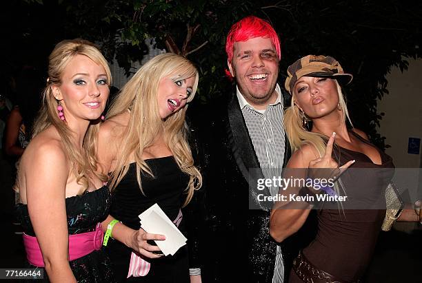 Personalities Kristia Krueger, Brandi C., Perez Hilton, and Heather Chadwell arrive at the 2007 Fox Reality Channel Really Awards held at Boulevard 3...