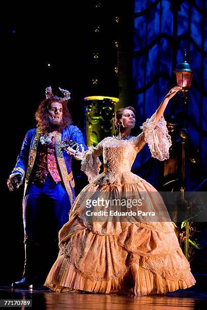Press call for the musical "Beauty and the Beast" on October 3, 2007 in Madrid, Spain.