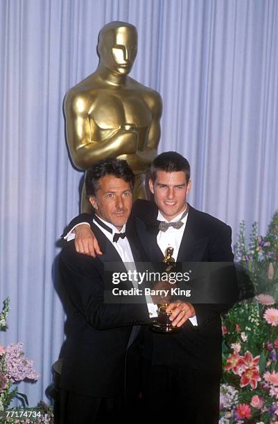 Dustin Hoffman and Tom Cruise