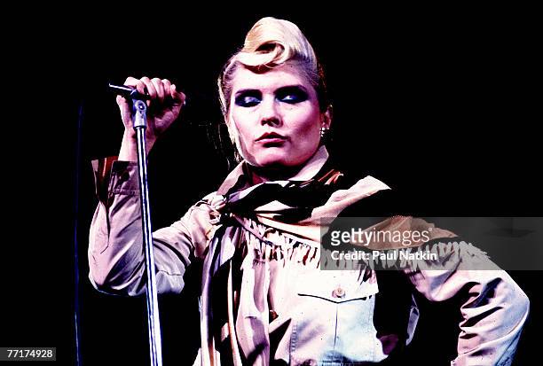 Deborah Harry of Blondie on 8/8/82 in Chicago, Il.