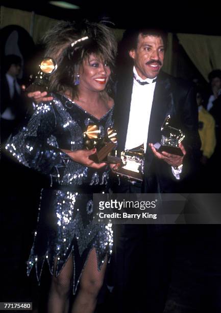 Tina Turner and Lionel Richie