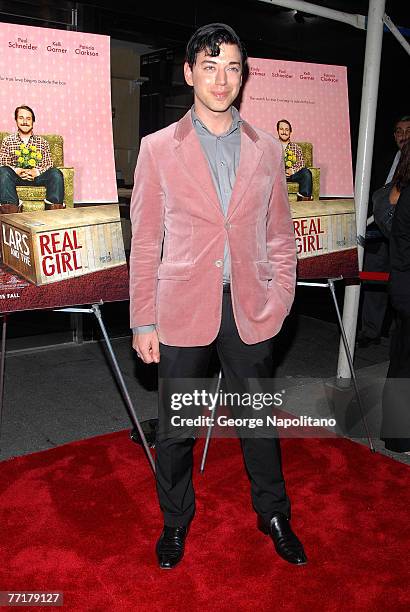Designer Malan Breton at the NY Premiere Of "Lars And The Real Girl" at the Paris Theatre in New York October 3, 2007.