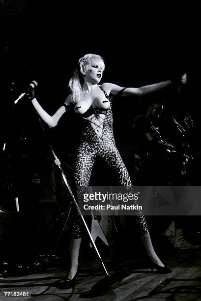 Wendy O. Williams of the Plasmatics on 9/20/80 in Chicago, Il.