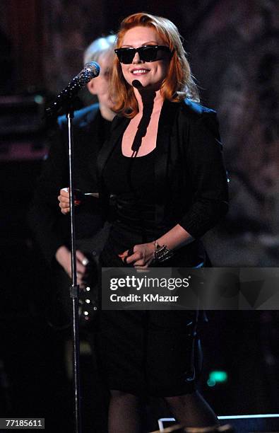 Debbie Harry of Blondie, inductees